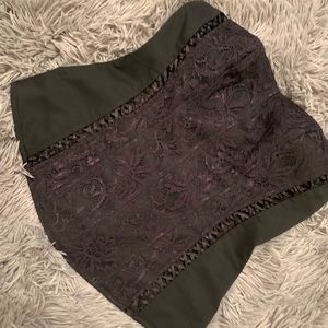 Express black lace corset